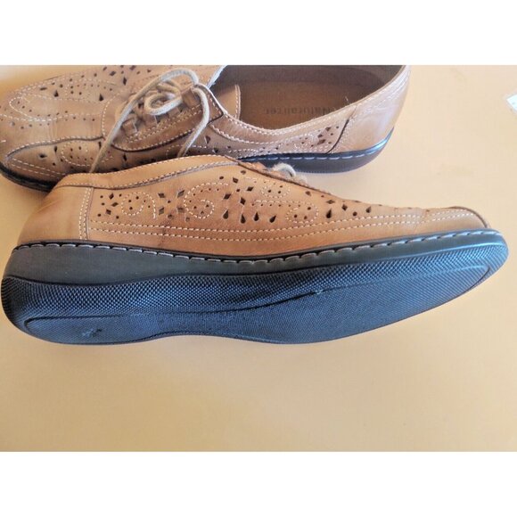 Brazil Leather Womens Laced Loafers by Zolta Size 8 1/2 Medium Hand Made - Picture 7 of 15